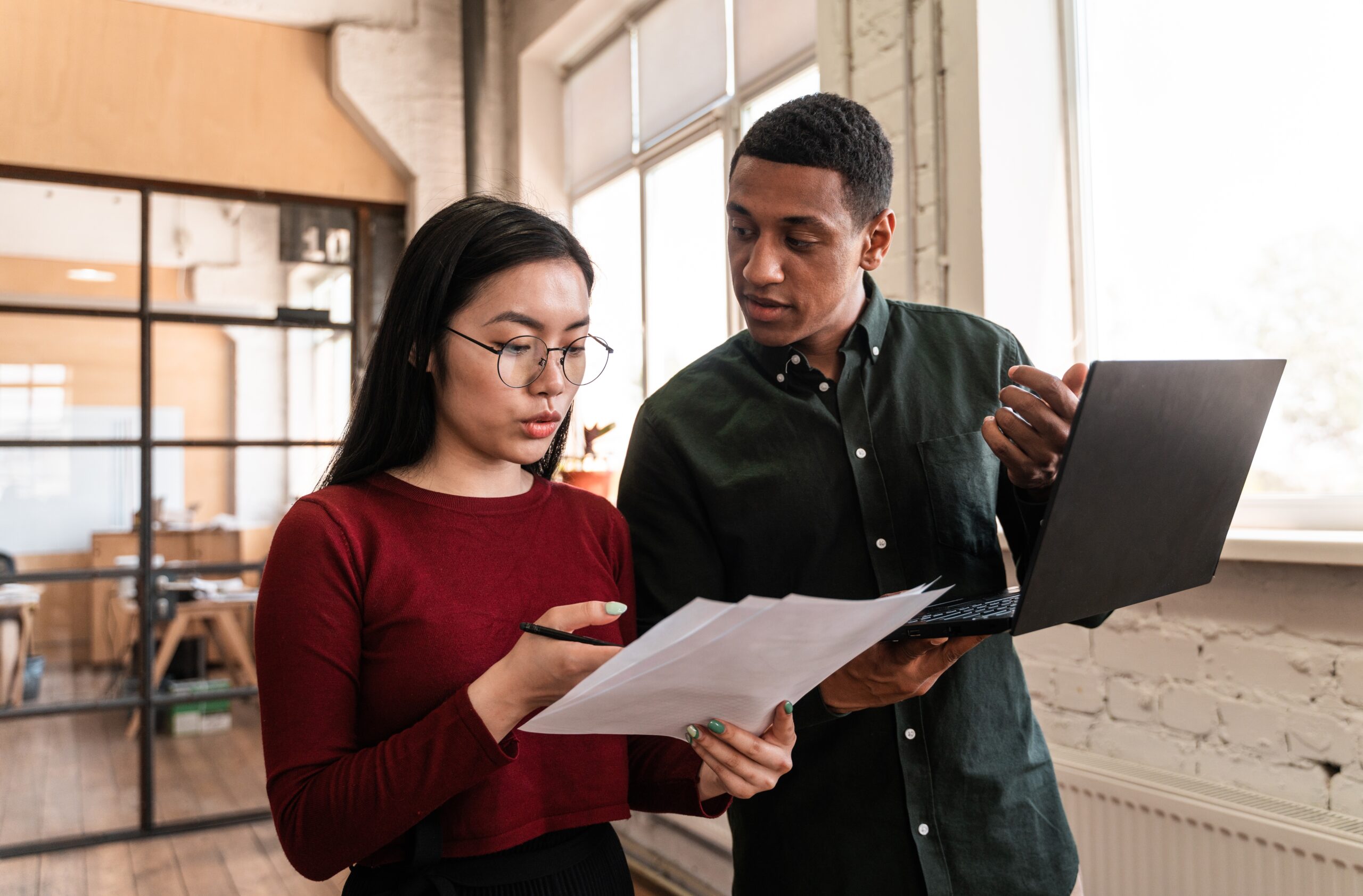 two marketing interns for charity organizations